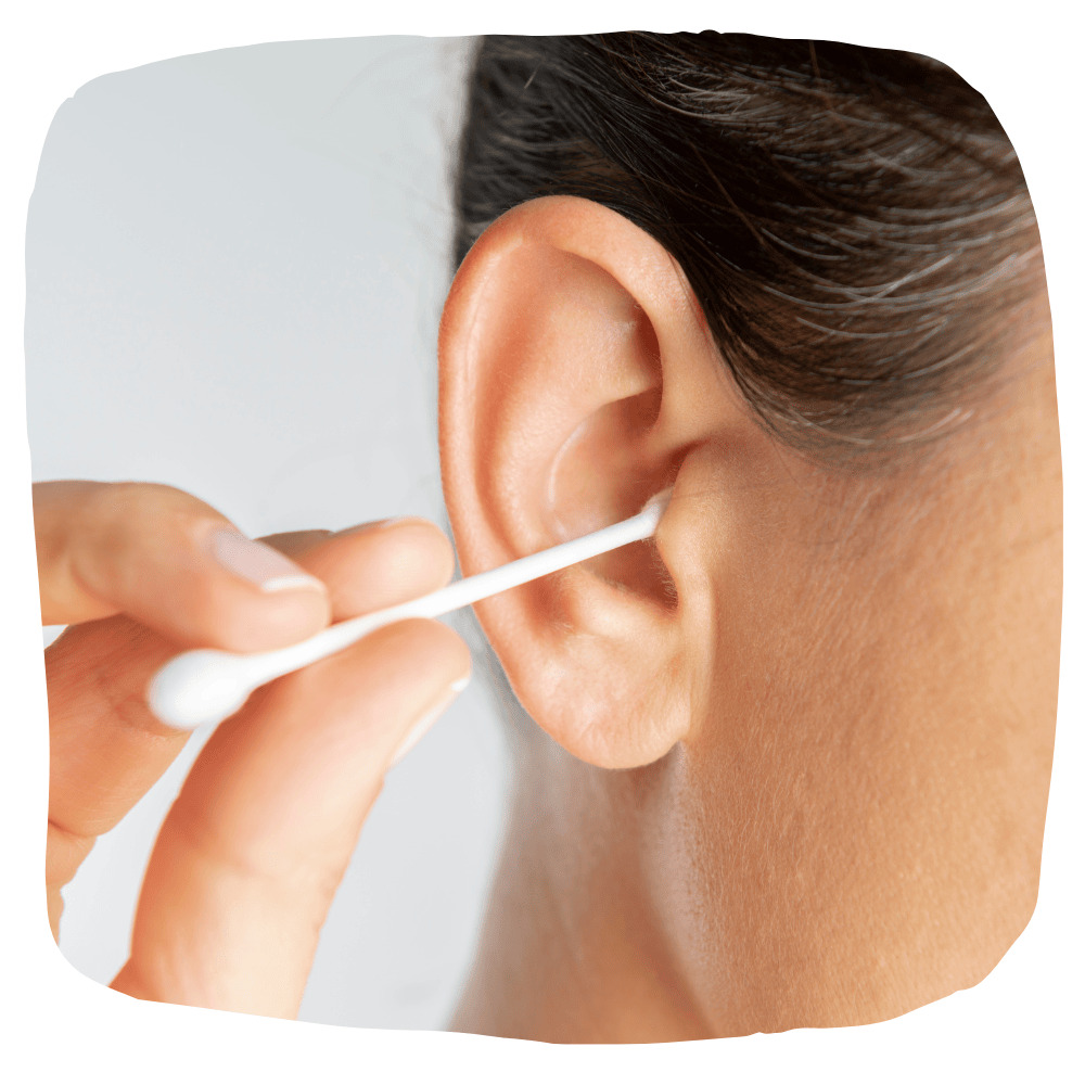耳の外部の清掃方法